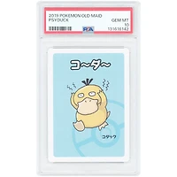 Psyduck 2019 Pokemon Old Maid Japanese #NNO PSA Authenticated 10 Card