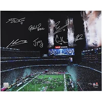 Seattle Seahawks Autographed Super Bowl LX Champions 16" x 20" Photograph with at least 7 Signatures - Limited Edition of 99