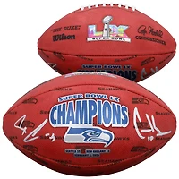 Jaxon Smith-Njigba & Cooper Kupp Seattle Seahawks Autographed Super Bowl LX Champions Wilson Duke Football