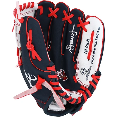 Andruw Jones Atlanta Braves Autographed Rawlings 10" Collectible Team Logo Glove