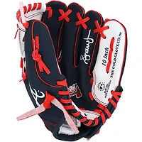 Andruw Jones Atlanta Braves Autographed Rawlings 10" Collectible Team Logo Glove