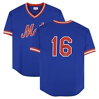 Dwight Gooden New York Mets Autographed Royal Mitchell & Ness 1986 Batting Practice Authentic Jersey