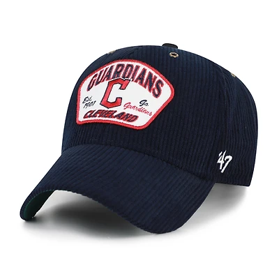 Unisex '47 Navy Cleveland Guardians Accordia Corduroy MVP Adjustable Hat
