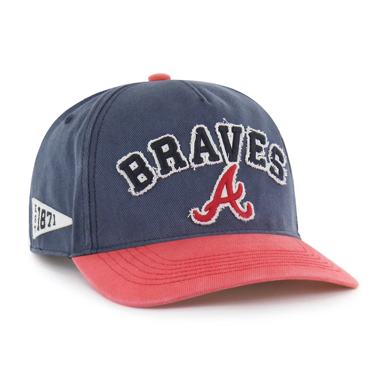 Men's '47  Navy Atlanta Braves Calderwood Hitch Adjustable Hat