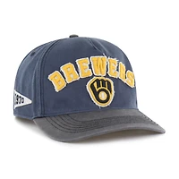 Men's '47  Navy Milwaukee Brewers Calderwood Hitch Adjustable Hat