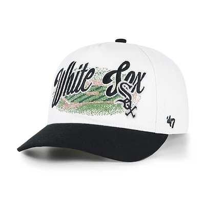 Men's '47 White/Black Chicago White Sox Enfield Hitch Adjustable Hat
