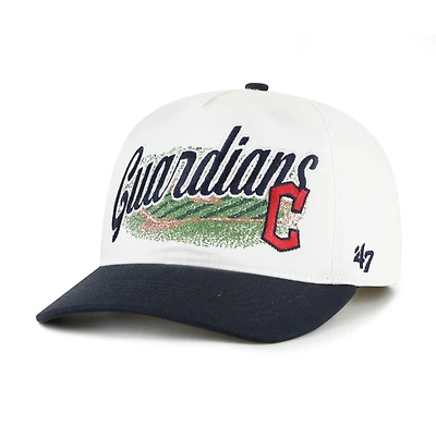 Men's '47 White/Navy Cleveland Guardians Enfield Hitch Adjustable Hat