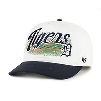 Men's '47 White/Navy Detroit Tigers Enfield Hitch Adjustable Hat