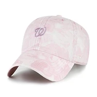 Women's '47 Pink Washington Nationals Gardenia Clean Up Adjustable Hat