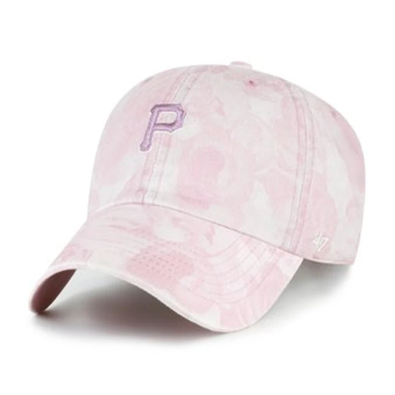 Women's '47 Pink Pittsburgh Pirates Gardenia Clean Up Adjustable Hat