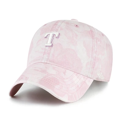 Women's '47 Pink Texas Rangers Gardenia Clean Up Adjustable Hat