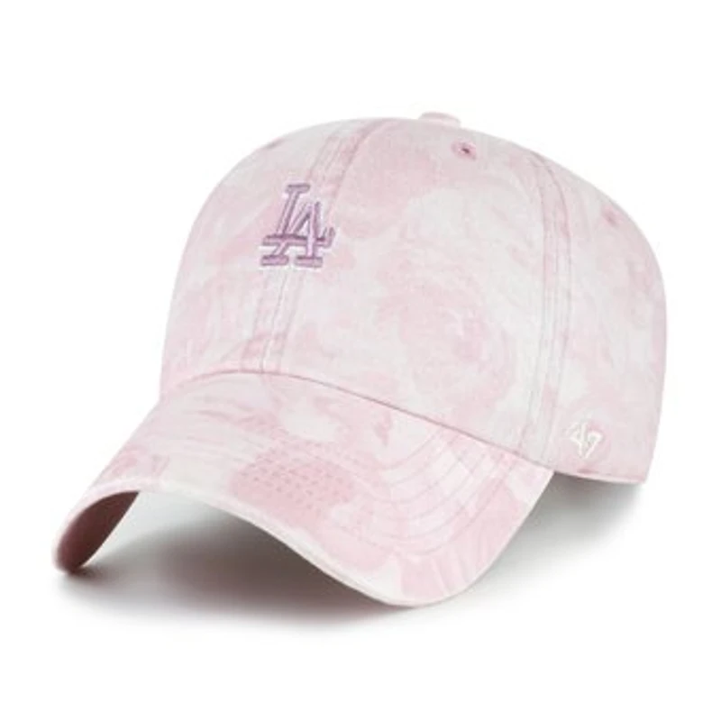 Women's '47 Pink Los Angeles Dodgers Gardenia Clean Up Adjustable Hat