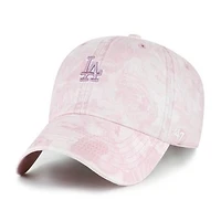 Women's '47 Pink Los Angeles Dodgers Gardenia Clean Up Adjustable Hat
