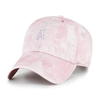 Women's '47 Pink Los Angeles Angels Gardenia Clean Up Adjustable Hat