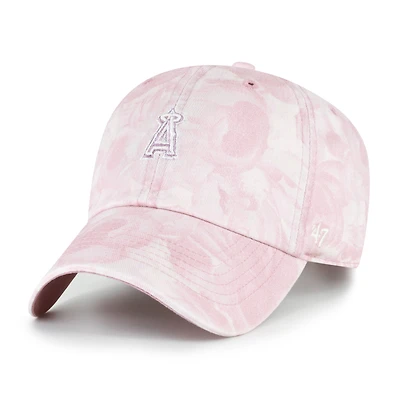 Women's '47 Pink Los Angeles Angels Gardenia Clean Up Adjustable Hat