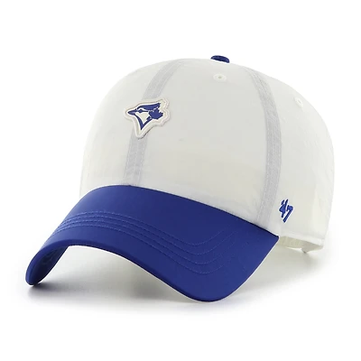 Men's '47 White/Royal Toronto Blue Jays Modernia Clean Up Adjustable Hat