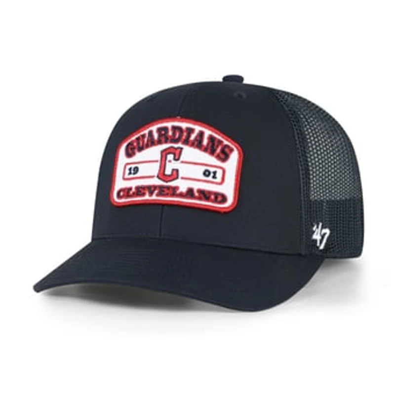 Men's '47  Navy Cleveland Guardians Roadway Trucker Adjustable Hat