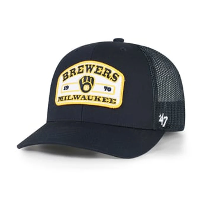 Men's '47  Navy Milwaukee Brewers Roadway Trucker Adjustable Hat