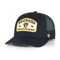 Men's '47  Navy Milwaukee Brewers Roadway Trucker Adjustable Hat