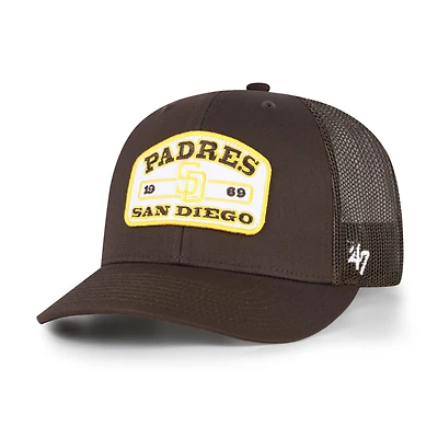 Men's '47 Brown San Diego Padres Roadway Trucker Adjustable Hat