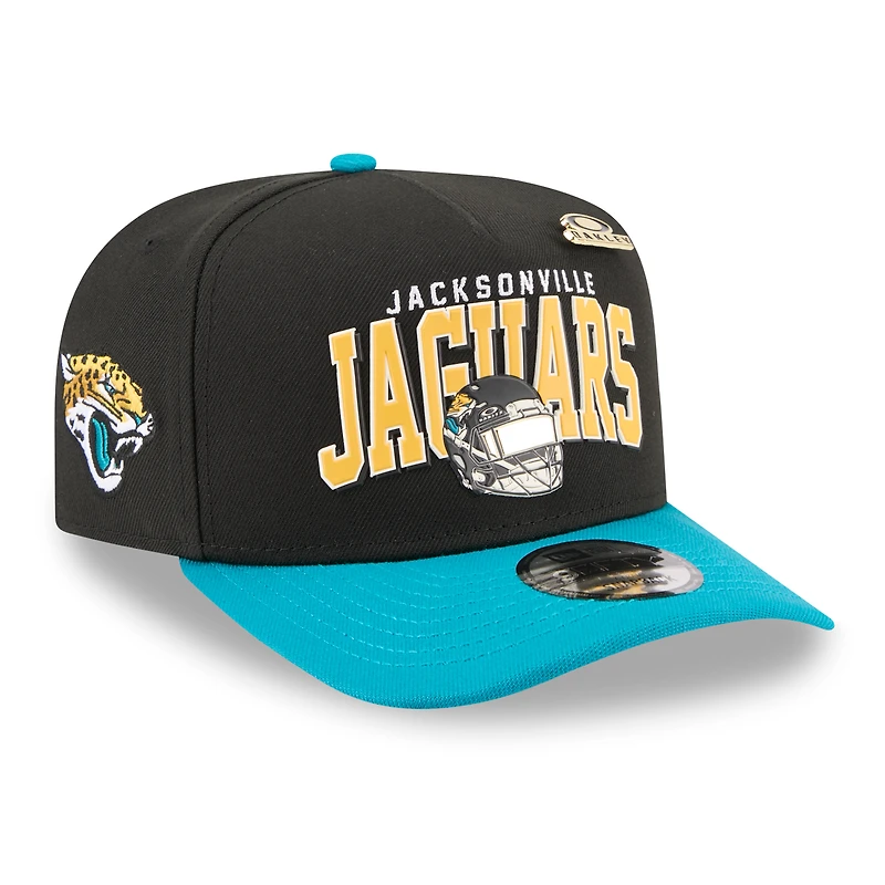 Men's New Era x Oakley Black Jacksonville Jaguars 9FIFTY A-Frame Snapback Hat