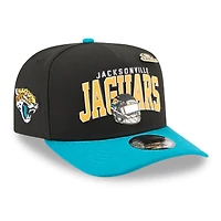 Men's New Era x Oakley Black Jacksonville Jaguars 9FIFTY A-Frame Snapback Hat