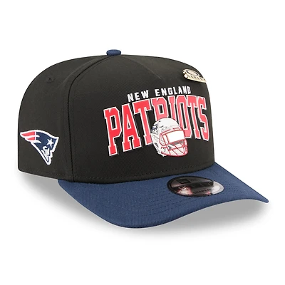 Men's New Era x Oakley Black New England Patriots 9FIFTY A-Frame Snapback Hat