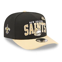 Men's New Era x Oakley Black New Orleans Saints 9FIFTY A-Frame Snapback Hat