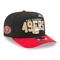 Men's New Era x Oakley Black San Francisco 49ers 9FIFTY A-Frame Snapback Hat