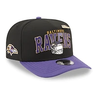 Men's New Era x Oakley Black Baltimore Ravens 9FIFTY A-Frame Snapback Hat