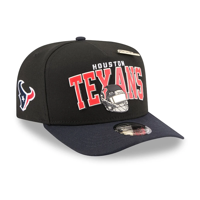 Men's New Era x Oakley Black Houston Texans 9FIFTY Snapback Hat