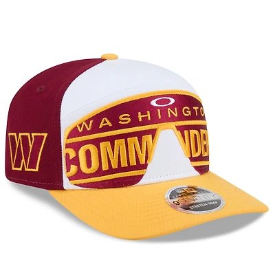 Men's New Era x Oakley  Burgundy Washington Commanders 9SEVENTY Adjustable Hat