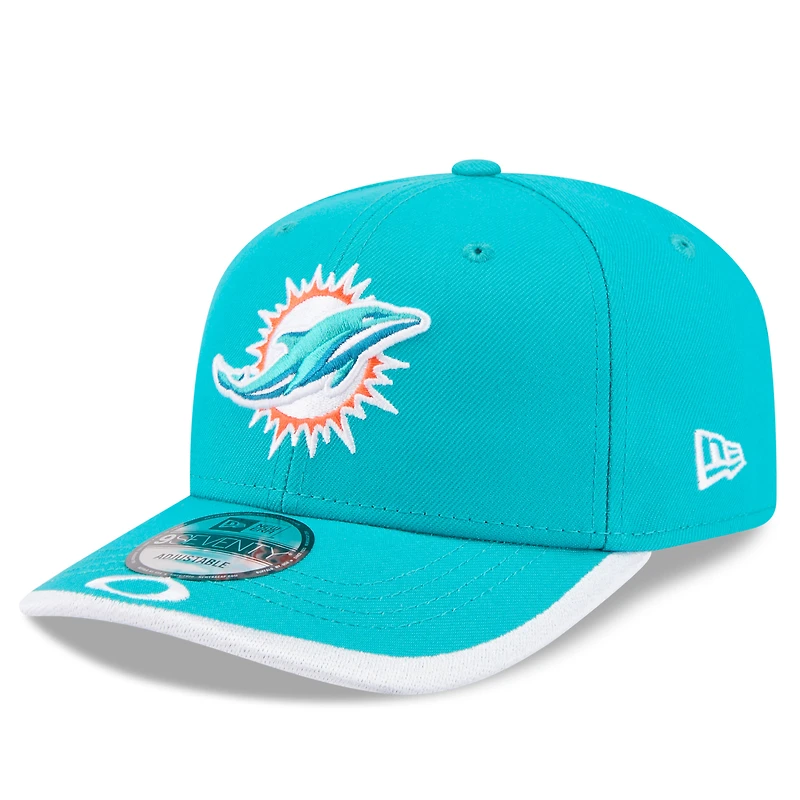 Men's New Era x Oakley Aqua Miami Dolphins 9SEVENTY Adjustable Hat