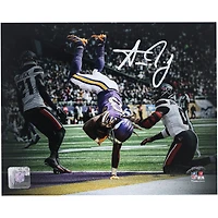 Aaron Jones Minnesota Vikings Autographed 8" x 10" Touchdown Flip Spotlight Photograph