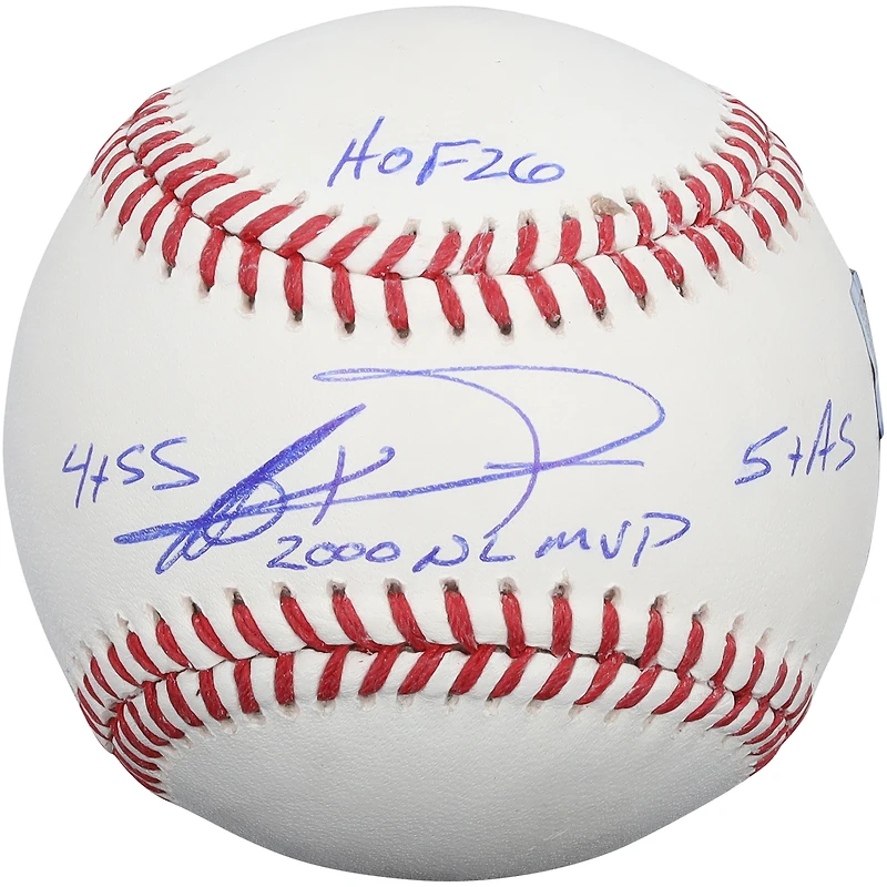 Jeff Kent San Francisco Giants Autographed Baseball with Multiple Inscriptions