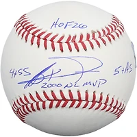 Jeff Kent San Francisco Giants Autographed Baseball with Multiple Inscriptions