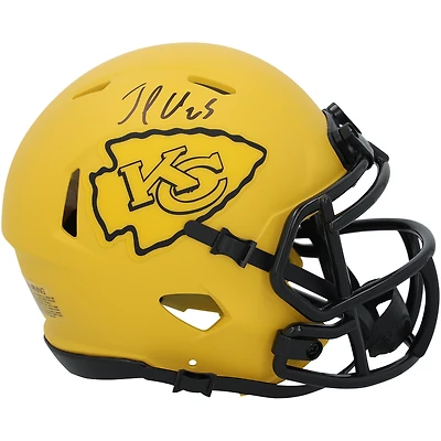 Jamaal Charles Kansas City Chiefs Autographed Riddell Rave Speed Mini Helmet