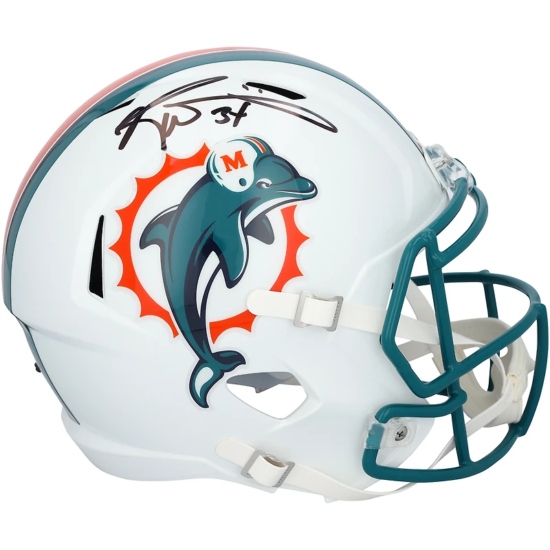Ricky Williams Miami Dolphins Autographed Riddell 1997-2012 Throwback Speed Replica Helmet