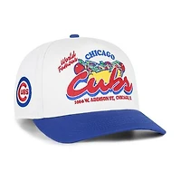 Men's '47 White/Royal Chicago Cubs Glizzy Collection Hitch Adjustable Hat