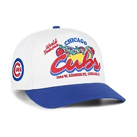 Men's '47 White/Royal Chicago Cubs Glizzy Collection Hitch Adjustable Hat