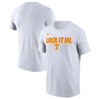 Men's Nike  White Tennessee Volunteers 2026 On-Court Bench T-Shirt