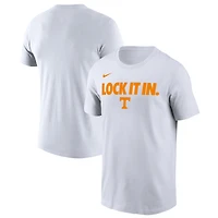 Men's Nike  White Tennessee Volunteers 2026 On-Court Bench T-Shirt