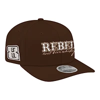 Men's New Era  Brown Kyle Busch Rebel Bourbon Root Beer Whiskey 9SEVENTY Adjustable Hat