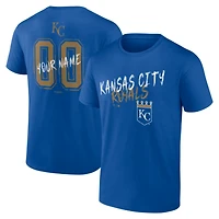 Men's Royal Kansas City Royals  Hustle Personalized Name & Number T-Shirt
