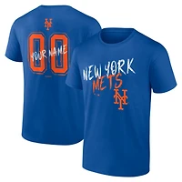 Men's Royal New York Mets  Hustle Personalized Name & Number T-Shirt