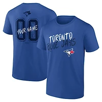 Men's Royal Toronto Blue Jays  Hustle Personalized Name & Number T-Shirt