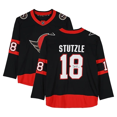 Tim Stutzle Ottawa Senators Autographed Black Fanatics Breakaway Jersey