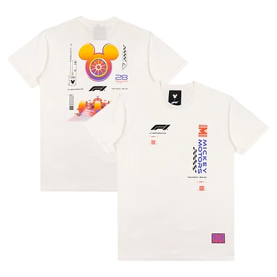 Men's  White Formula 1 x Disney Mickey Glow T-Shirt