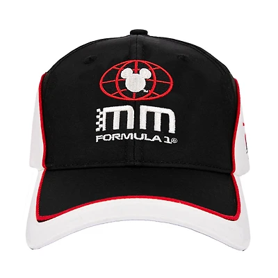 Men's Black/White Formula 1 x Disney Race Adjustable Hat