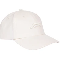 Unisex White Formula 1 Adjustable Dad Hat